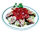 Spaghetti con Salsicce